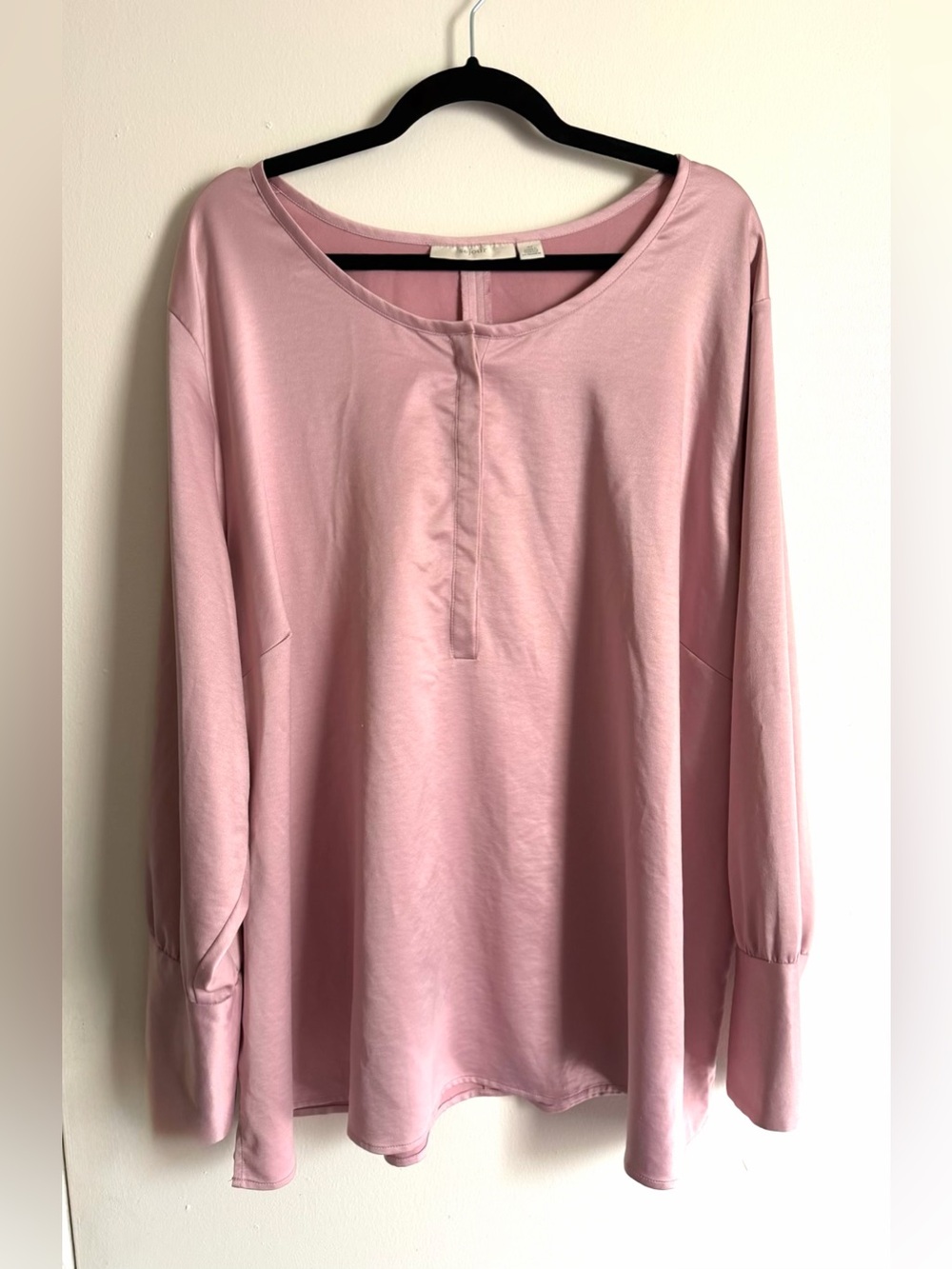 Sejour 💗Dusty Rose 💗 Long-Sleeve Top 4X